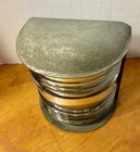 Vtg Perko Marine Nautical Lamp Lantern Wall Mount Clear Lens Ship Lamp