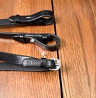 Passier  New  Leather Reins W  Stops  Black  55 75      160 For Dressage Bridle