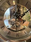 Gear Da Vinci Metal Silver Desk Clock Rotates 360 Degrees New