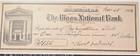 1919 The Riggs National Bank - Washington  D c Kirk Diederich Check Metropolitan