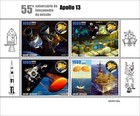 Space Launch Apollo 13 Mission 55 Years Mnh Stamps 2025 Guinea-bissau M s   S s