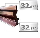 New 32 87    European Type Press Brake Punch  height  3 53     4-way Die  2 36 sq 