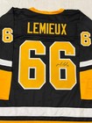 Mario Lemieux Pittsburgh Penguins Signed Hockey Jersey Coa