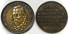  2  Spain Novel Don Quixote Anniversary 32 Mm Bronze Chapter Medals Scarce