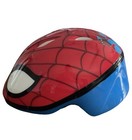 Toddler Child s Spider-man Bicycle Safety Helmet W  Back Reflectors   Chin Strap