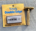 Gillette Aristocrat Vintage Gold Plated Tto Double Edge Razor   10 Blades 