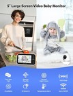 5  Baby Monitor With Camera  Audio  Night Vision   30-hour Battery Life