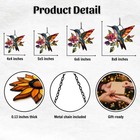 Flowers And Hummingbird Acrylic Suncatcher Stained Glass Effect Window Car Hangi