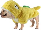 Warm Dinosaur Dog Coat Winter Jacket Pets Hoodie Size Medium   Large Dogs Yellow