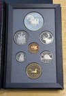 Royal Canadian Mint  1992 Proof Set  7 Coin Set - Stagecoach  925 Silver Dollar