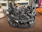 Homeworx By Harry Slatkin Halloween Village Of Haunted Houses Candle Pedestal