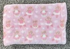 Petite L amour Pink Baby Blanket Soft Plush Fleece Lovey Girl Ballerina Bears