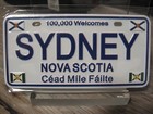 New Sydney Nova Scotia  Canada Refrigerator Magnet - Mini License Plate