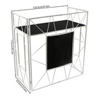 Dj Display Stand  Dj Event Booth Facade  Portable Dj Facade Booth Table  Dj Cont