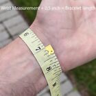 Leather Bracelet  Minimalist Cord Bracelet W  Black Brushed Steel Magnetic Clasp