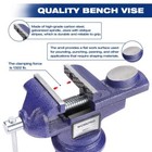 Workpro Bench Vise Universal Table Vise 360   Swivel Vice Bench Clamp 2 5  Jaw Us
