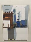 Lars Norrman Art Signed Original Factory Industrial Print  ed Lithograph Framed