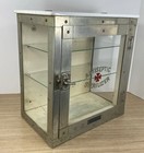 1930s Emil J Paidar Co Glass Antiseptic Sterilizer Cabinet   Case Vintage
