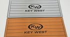 Key West Boats Helm Pad 13mm Eva Teak Non-slip Mat Self-adhesive Tape Backing
