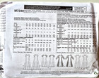 Mccalls Pattern 7349  Dresses Misses   Petite  Sizes  14 16 18 20 22  Uncut Ff