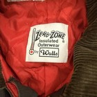 Walls Zero-zone Insulated Coveralls Men   s Medium Short Black Quilted Work Suit