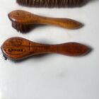 Lot Of 4 Horse Hair Shoe Polishing Brushes