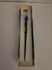 Murano Glass Dip Pen Calligraphy Vintage Made In Italy Beautiful