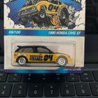 Hot Wheels 2017 4th Ide Indonesia Diecast Expo 1990 Honda Civic Ef  69 100