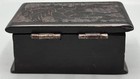 Vintage African Hand Carved Ebony Wood Elephant Trinket Jewelry Keepsake