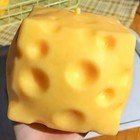 Giant Cheese Squishy Squeeze Toy Slow Rising Stress Relief Fidget Gift For Adult