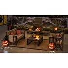 Wood Burning Fireplace      Outdoor Steel Fireplace With Chimney  Log Holders