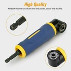 90  right Angle Drill Adapter Extension Screwdriver Socket Holder Attachment Tool