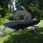 12ft 14ft 16ft 18ft Waterproof Heavy Duty Towable For Jon Boat Cover Black 600d