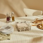 Esi18  mediterraneo  Paper Napkin Holder  Silver