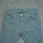 Levis 511 Jeans Mens 32x30 Blue Turquoise Slim Fit Skinny Pants