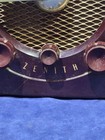 Vintage Zenith Model H723 Am fm Bakelite Tube Radio - 1950s  Needs Help