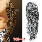 Large Sheet Temporary Tattoos Full Arm Body Press On Sticker Fake Waterproof Usa