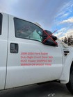 Used 2008 Ford F450 Right Front Pwr Door White Shipped No Rust 