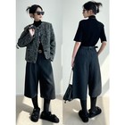 The Row Womens Autumn Long Sleeves Wool Loose Suit Pants