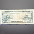 Us  20 Federal Reserve Large Size Blue Seal Note
