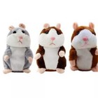 Kids Talking Hamster Plush Toy Sound Record Speaking Toys-gifts Talking