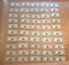 Lot Of 50 1957 Silver Certificate Dollar  1 Notes Exact Notes Shown