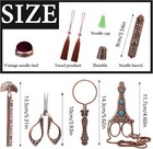 W u Embroidery Scissor Kit  Small Vintage Embroidery Scissors With Cover