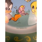 Vintage 1998 Zak Designs Looney Tunes Baby Tweety Daffy Melamine Plate Bowl Set