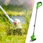 Electric Cordless Grass String Trimmer Lawn Edger Weed Wacker Cutter  2battery