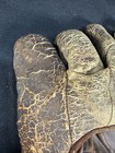 Vintage 1900s Reach Leather Split Finger Baseball Glove 1 Inch Web Antique 1910s