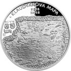Czech Republic 200 Korun 2018 Silver Proof  first Map Of Bohemia 
