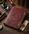Genuine Leather Dragon Journal Handmade Vintage Notebook Diary Writing Book Gift
