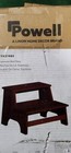 Powell Linon Home Decor Espresso Bed Step 17a2108e Wood Pet Sep Stool