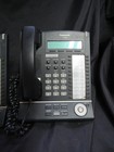 4 Black Panasonic Kx-t7633 Digital Super Hybrid System Phones 3 Desk 1 Wall Fl